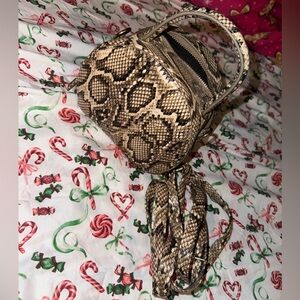 Target Snake Print Mini Bag - Brown and Black